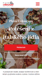 Mobile Screenshot of pizzacoloseum.cz