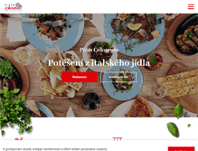 Tablet Screenshot of pizzacoloseum.cz